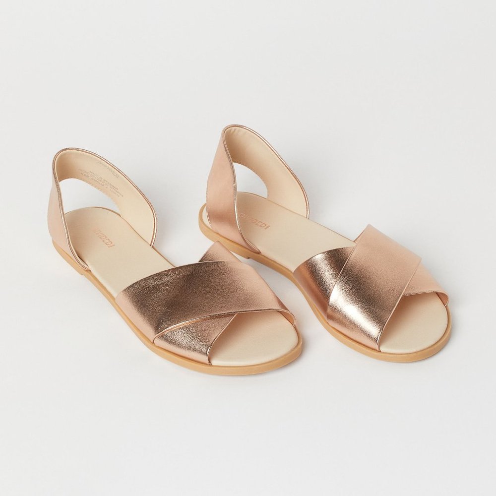 H&M Rose Gold Sandals